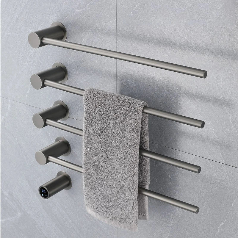 Aéraly MODULO — Sèche-Serviette Mural WiFi Minuterie | 40W 56W 65W | 3 à 5 Barres | Inox - Aéraly