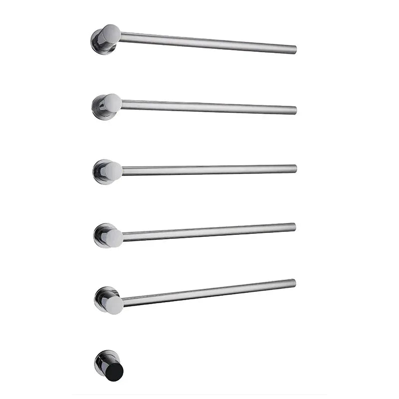 Chauffe serviettes salle de bain minuterie wifi 220V / Brossé Nickel-5 Bar