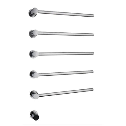 Chauffe serviettes salle de bain minuterie wifi 220V / Brossé Nickel-5 Bar