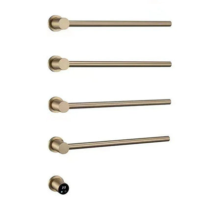 Chauffe serviettes salle de bain minuterie wifi 220V / Brossé Or-4 Bar