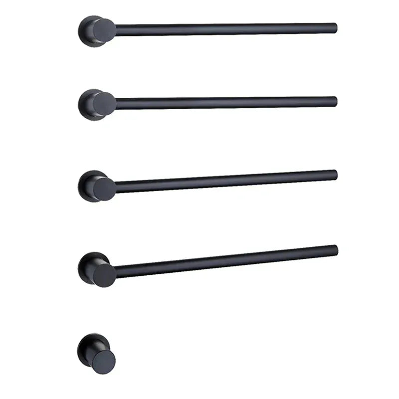 Chauffe serviettes salle de bain minuterie wifi 220V / Noir-4 Bar