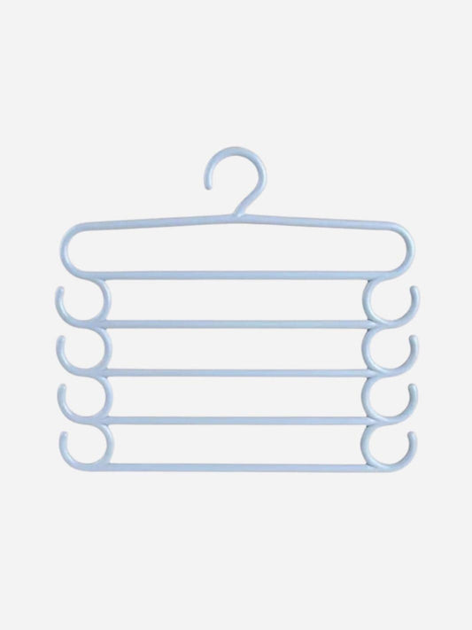 Cintre 5 pantalons multicouche – gain de place et organisation