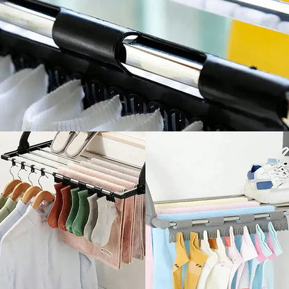 Cintre à chaussettes tige suspendue - Séchage pratique et efficace