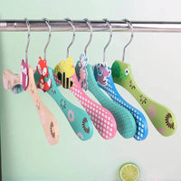 Cintre bébé en bois décoratifs animaux - Lot de 6 - Aeraly