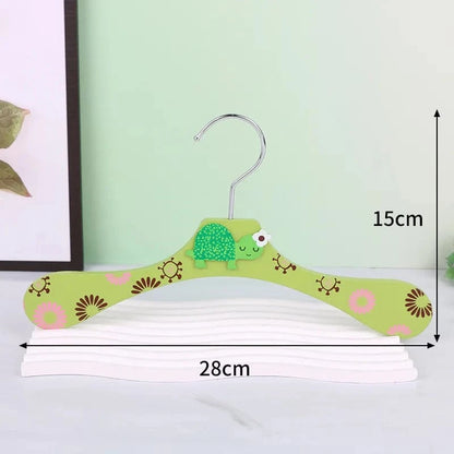 Cintre bébé en bois décoratifs animaux - Lot de 6 Tortue