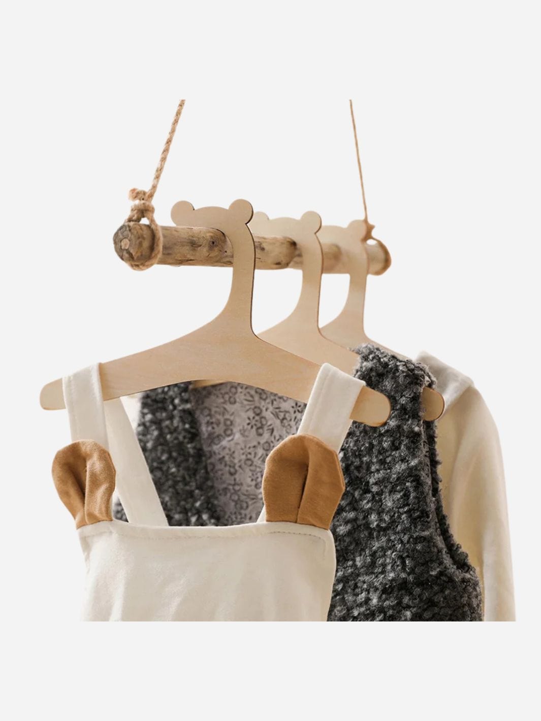 Cintre Bois Enfant – Lot de 10 Pièce Bois - 10PCS