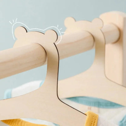 Cintre Bois Enfant – Lot de 10 Pièce Bois - 10PCS