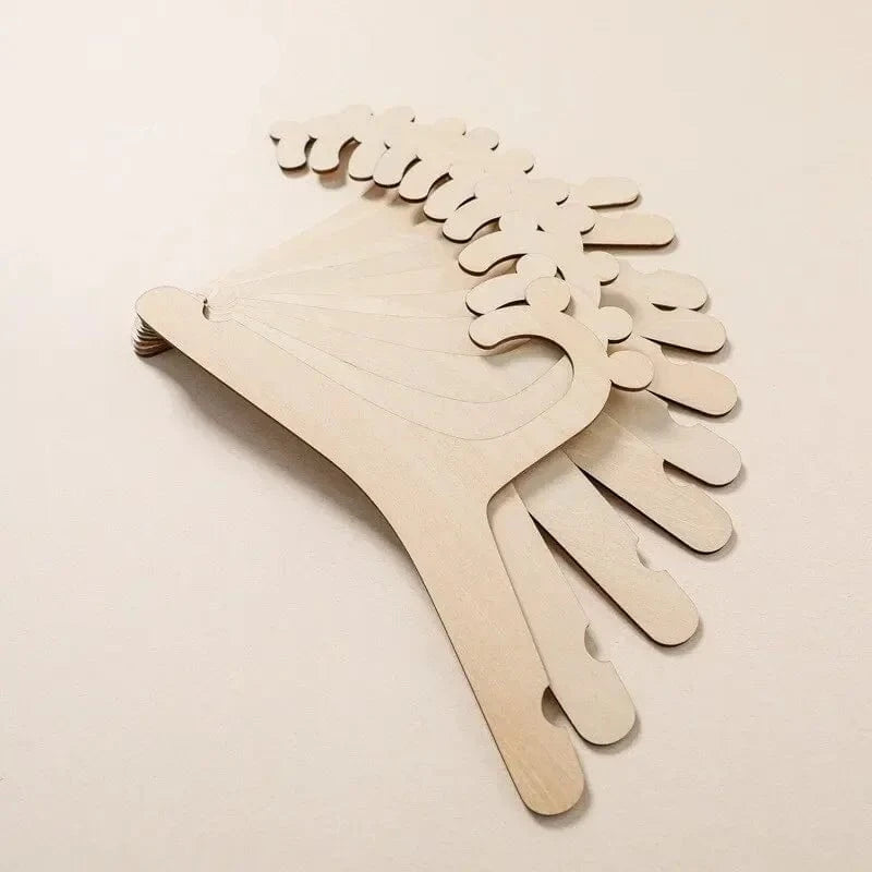 Cintre Bois Enfant – Lot de 10 Pièce Bois - 10PCS