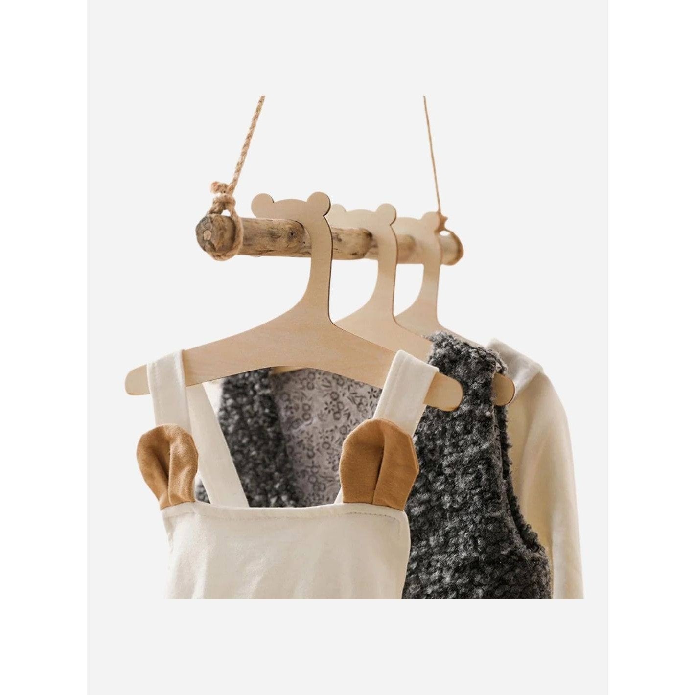 Cintre Bois Enfant – Lot de 10 Pièce - Aeraly