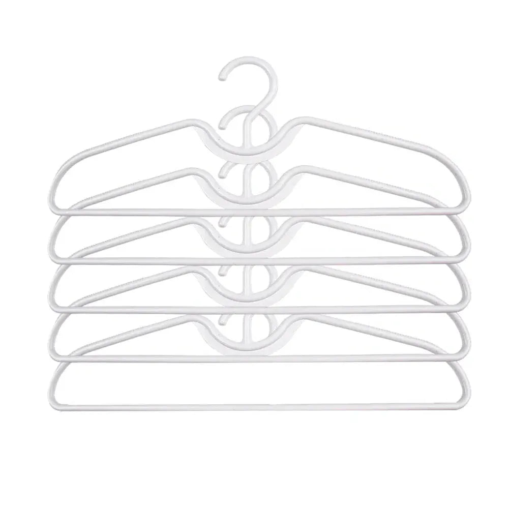 Cintre court en plastique pour vêtements anti-dérapant