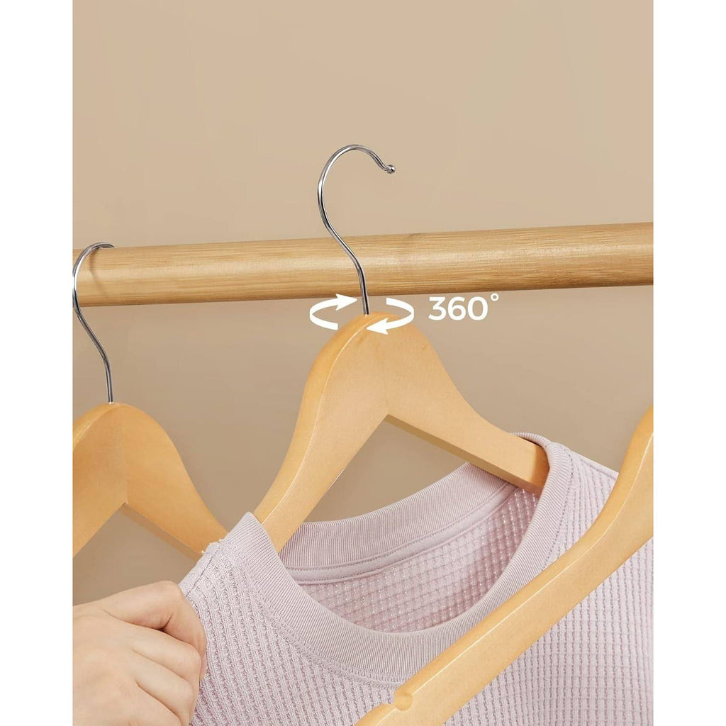Cintre en bois rouge pour costume – Élégant et antidérapant Aeraly