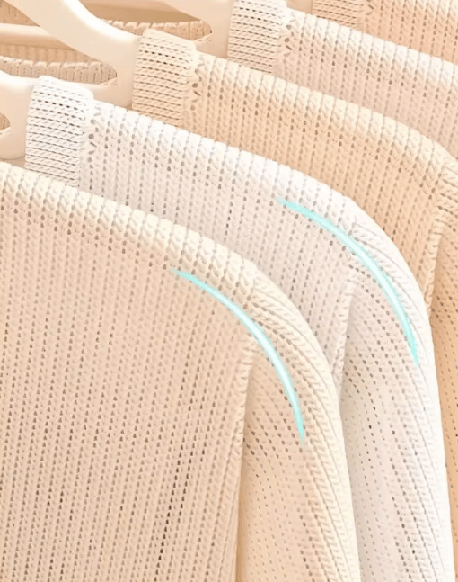 Cintre en velours antidérapant – Lot de 10