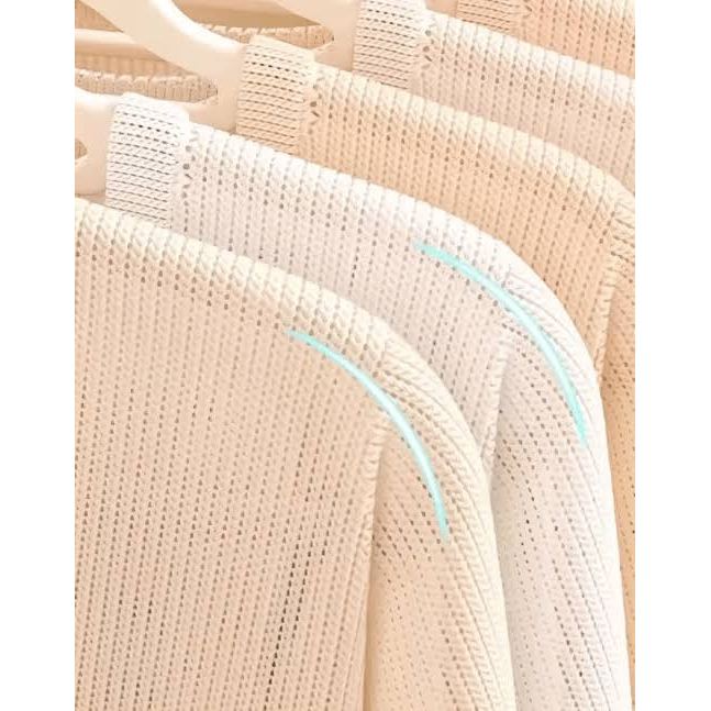 Cintre en velours antidérapant - lot de 10 gain de place - Aeraly
