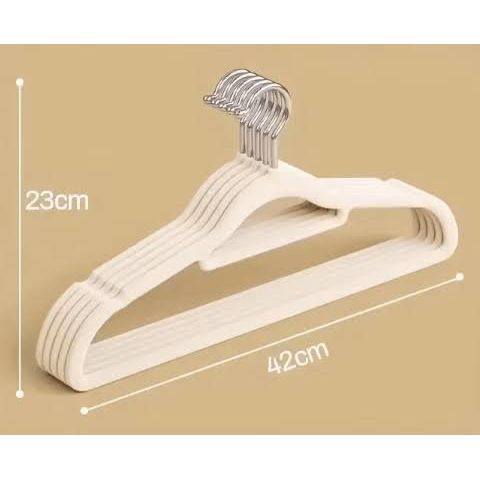 Cintre en velours antidérapant - lot de 10 gain de place - Aeraly