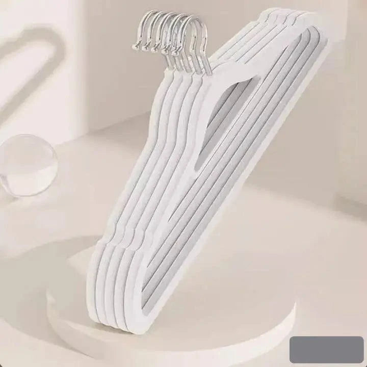 Cintre en velours antidérapant – Lot de 10 Blanc