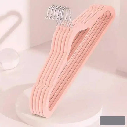 Cintre en velours antidérapant – Lot de 10 Rose