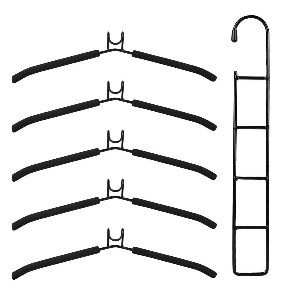 Cintre gain de place 5 niveaux détachable – Acier robuste - Aeraly