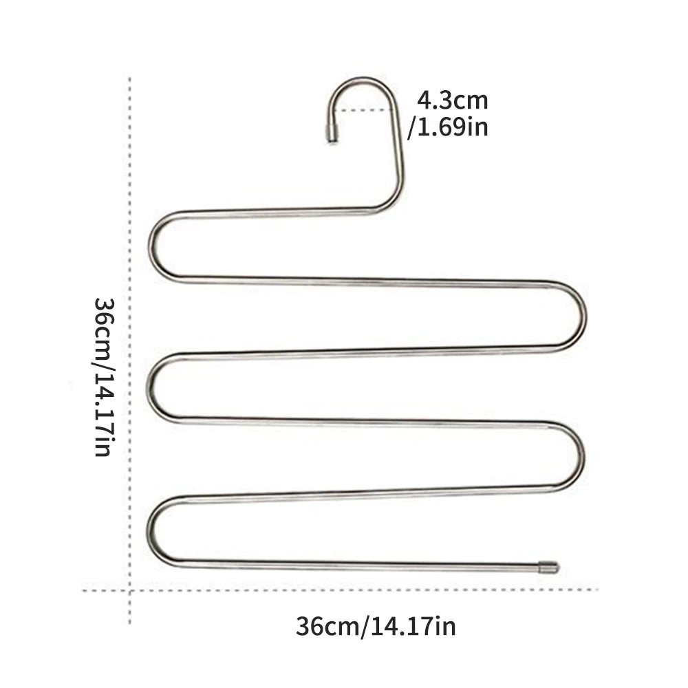 Cintre multiple pantalon - 5 niveaux gain de place - Aeraly