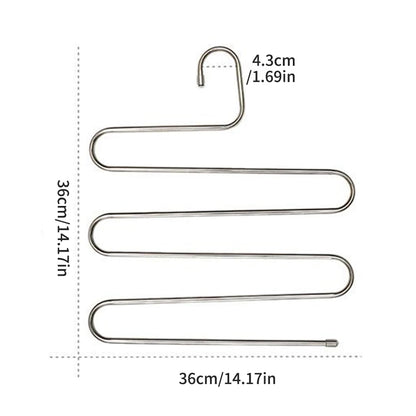 Cintre multiple pantalon - 5 niveaux gain de place - Aeraly
