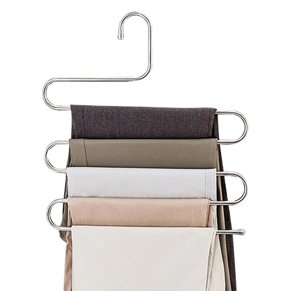Cintre multiple pantalon - 5 niveaux gain de place - Aeraly