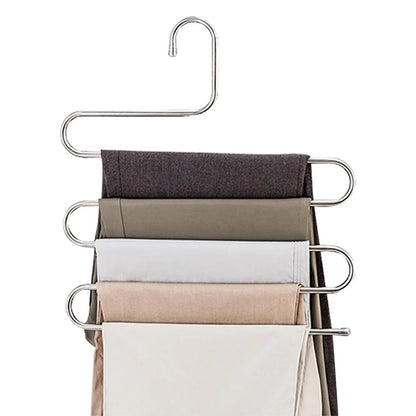Cintre multiple pantalon - 5 niveaux gain de place - Aeraly