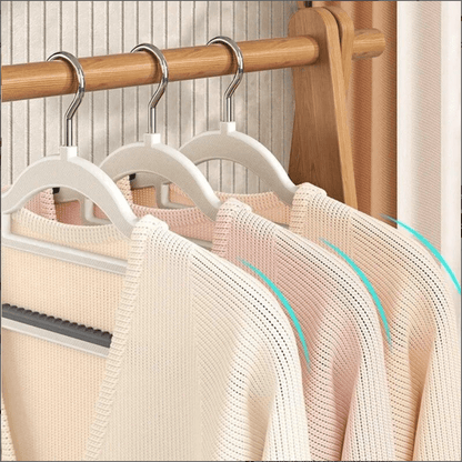 Cintre plastique antidérapant  – lot de 10 pièces