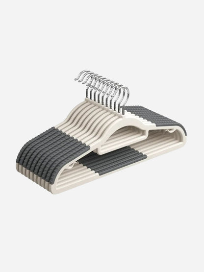 Cintre plastique antidérapant  – lot de 10 pièces