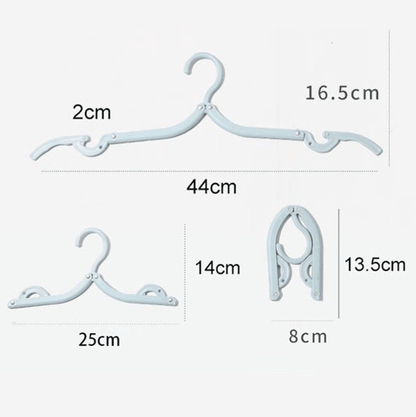Cintre pliant multifonction : gain de place et praticité