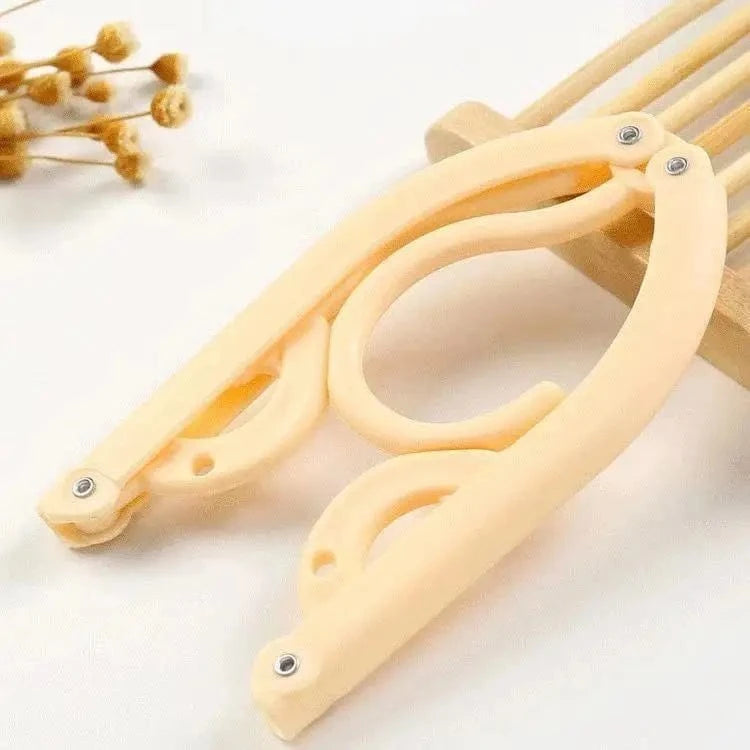 Cintre pliant multifonction : gain de place et praticité 5 PCS / Jaune