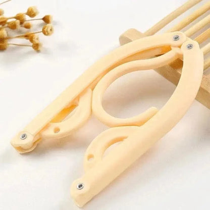 Cintre pliant multifonction : gain de place et praticité 5 PCS / Jaune