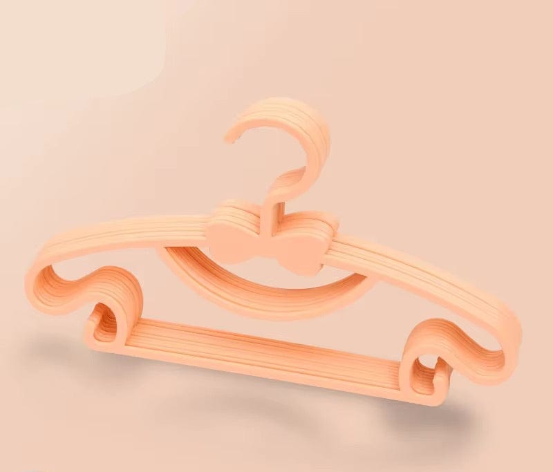 Cintre pour bébé ajustable antidérapant – Lot de 10 Orange - 10PCS