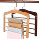 Cintre rangement bois 4 niveaux – gain de place et style naturel - Aeraly