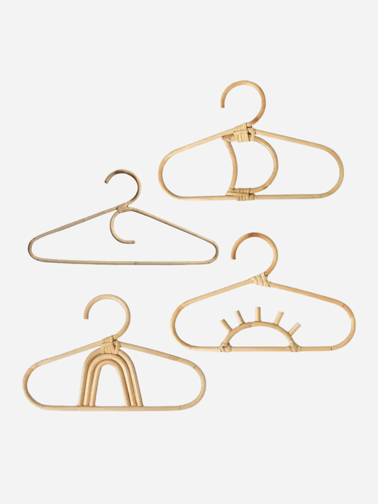 Cintre Rotin Bébé – Élégant & Fait Main