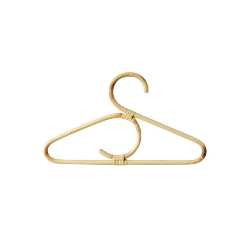 Cintre Rotin Bébé – Élégant & Fait Main Style 2