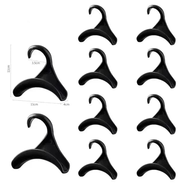 Cintre sac à main – Crochet de rangement pour sacs et accessoires Noir - 10 PCS