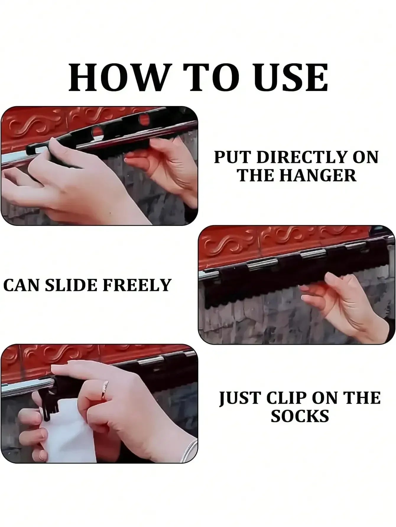 Cintre suspendu chaussettes et sous-vêtements