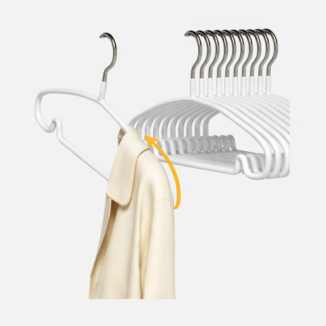 cintres antidérapants pour vêtements - Aeraly