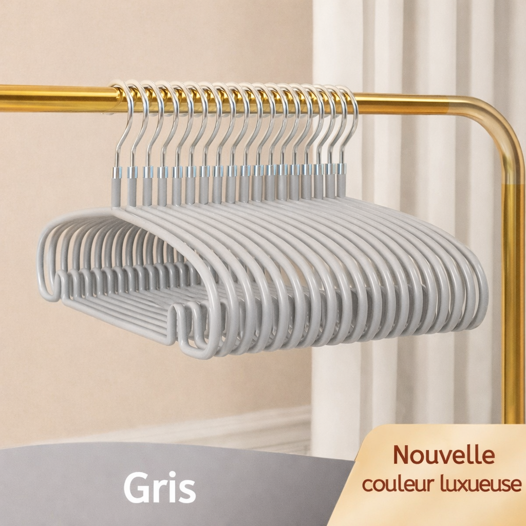 cintres antidérapants pour vêtements - Aeraly