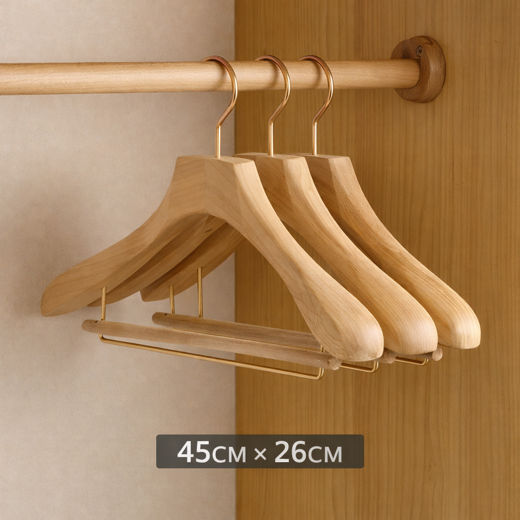 Cintres en bois pour costume – Lot de 2 - Aeraly