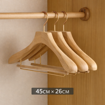 Cintres en bois pour costume – Lot de 2 - Aeraly