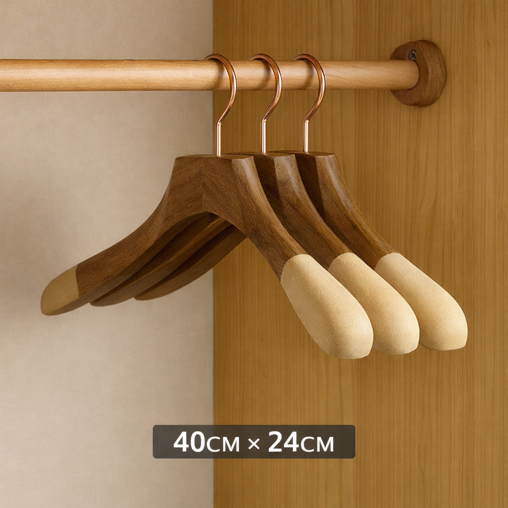Cintres en bois pour costume – Lot de 2 - Aeraly