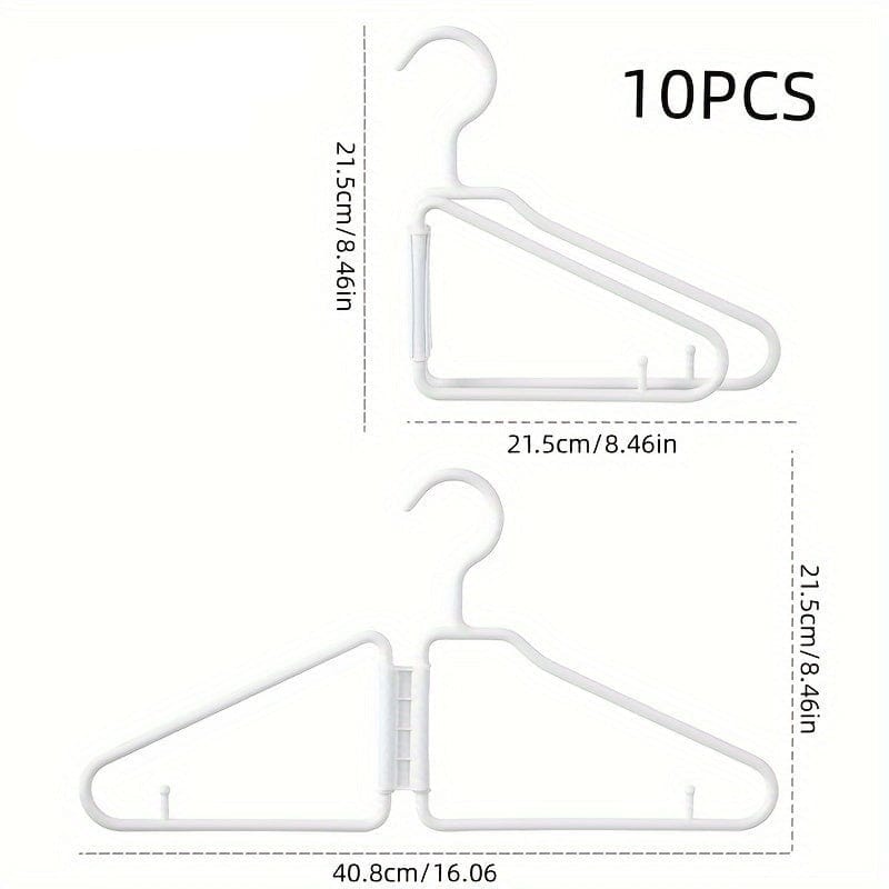 Cintres pliant rangement pantalons