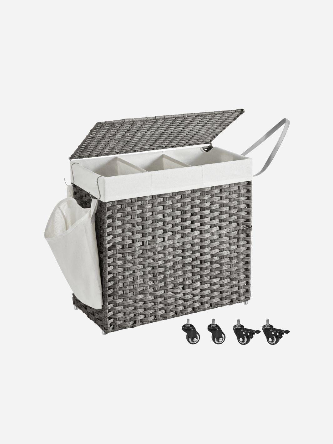Coffre à linge sale - Sur roulette