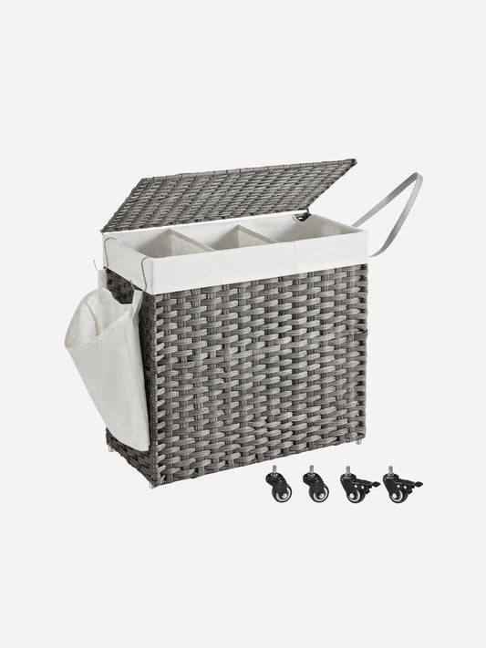Coffre à linge sale - Sur roulette