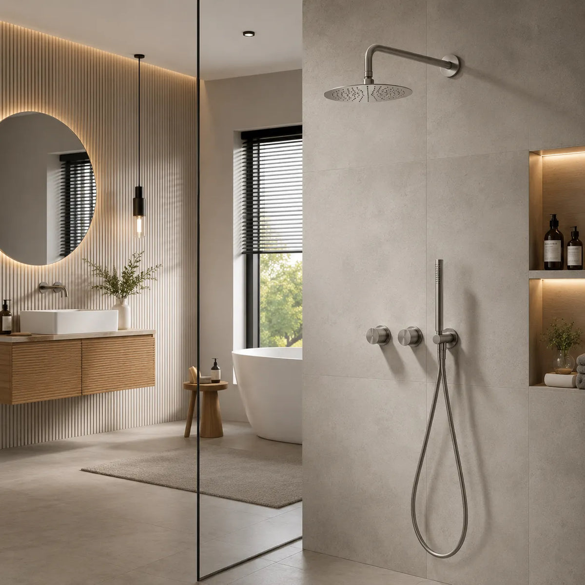 CORNICIONE - Composition de Douche Encastrée