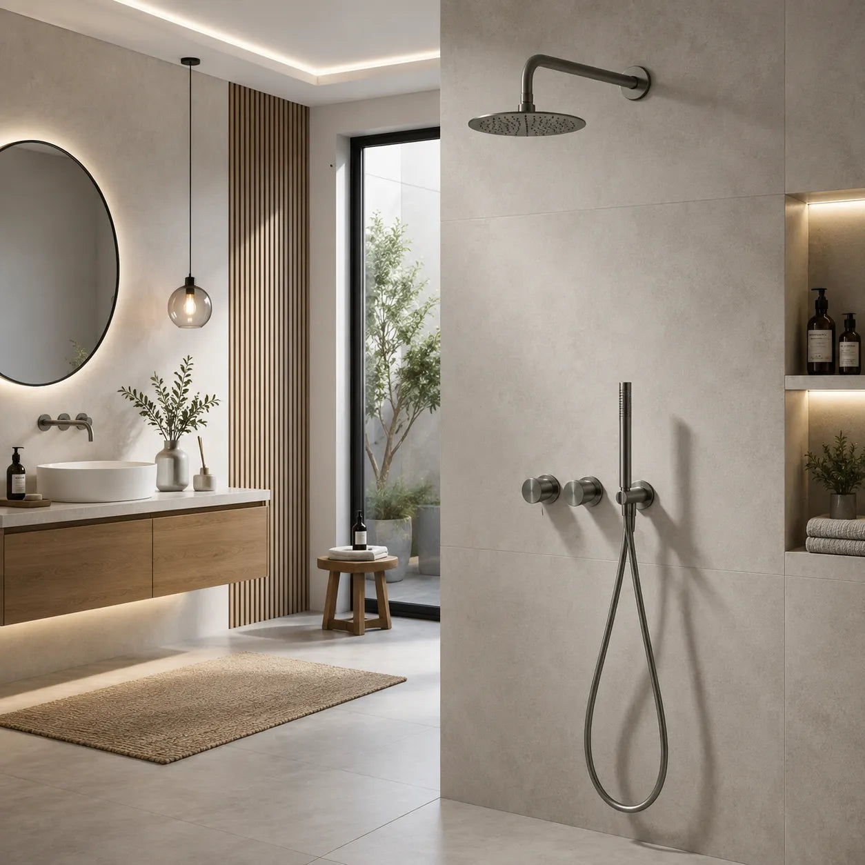 CORNICIONE - Composition de Douche Encastrée