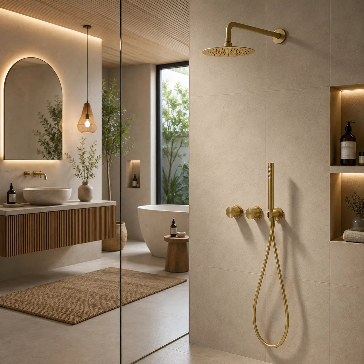 CORNICIONE - Composition de Douche Encastrée