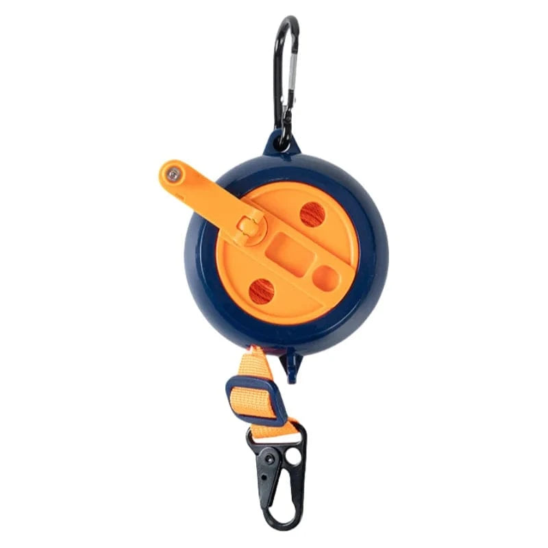 Corde à linge camping – portable, antidérapante et légère Orange