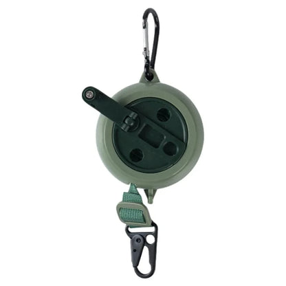 Corde à linge camping – portable, antidérapante et légère Vert