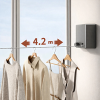Corde à linge rétractable acier inoxydable Aeraly